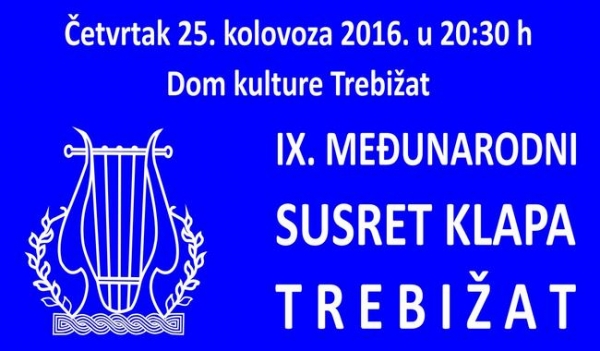 Deveti međunarodni susret klapa u Trebižatu