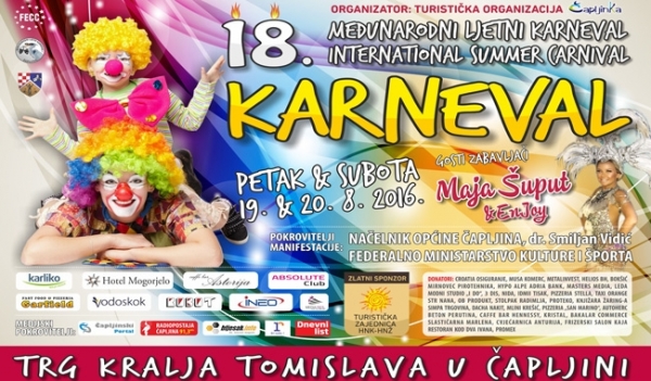 Detalji Međunarodnog ljetnog karnevala u Čapljini